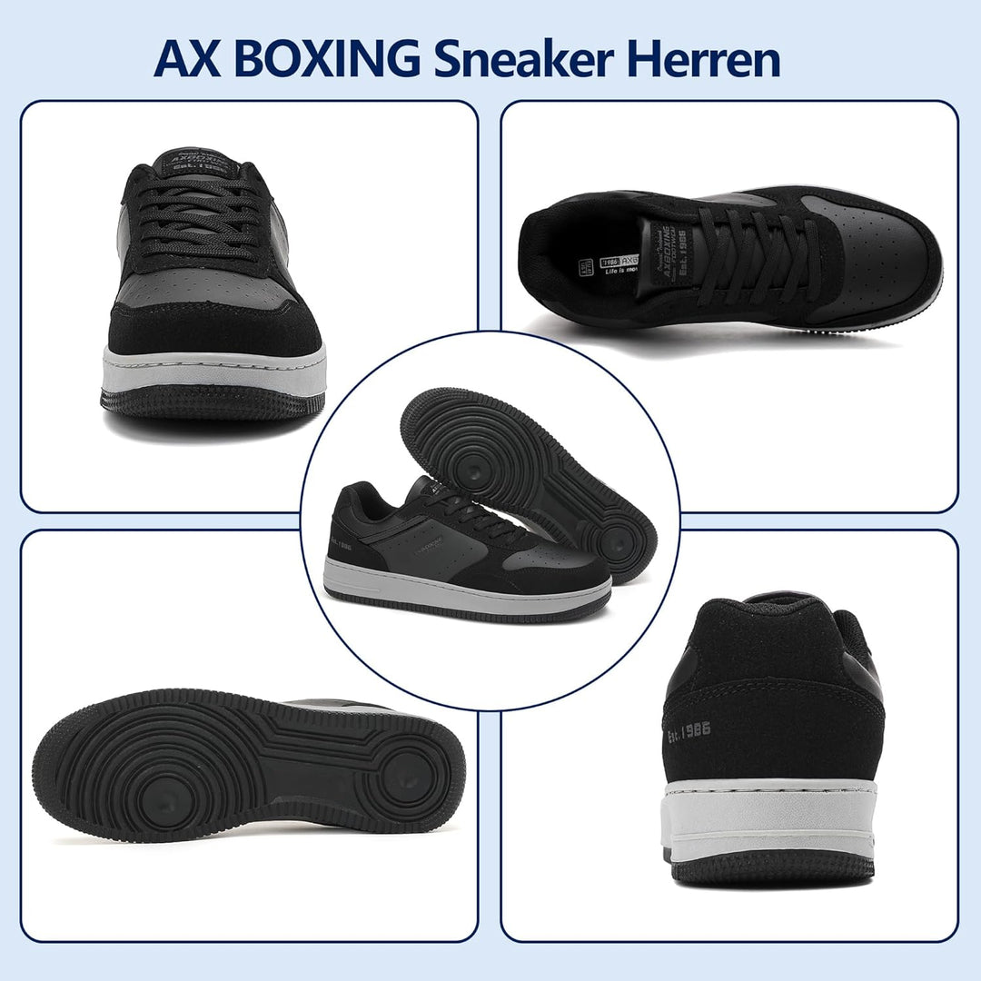 AX BOXING Sneaker Herren Schuhe Mode Herrenschuhe Freizeitschuhe Walkingschuhe Atmungsaktiv Trainers