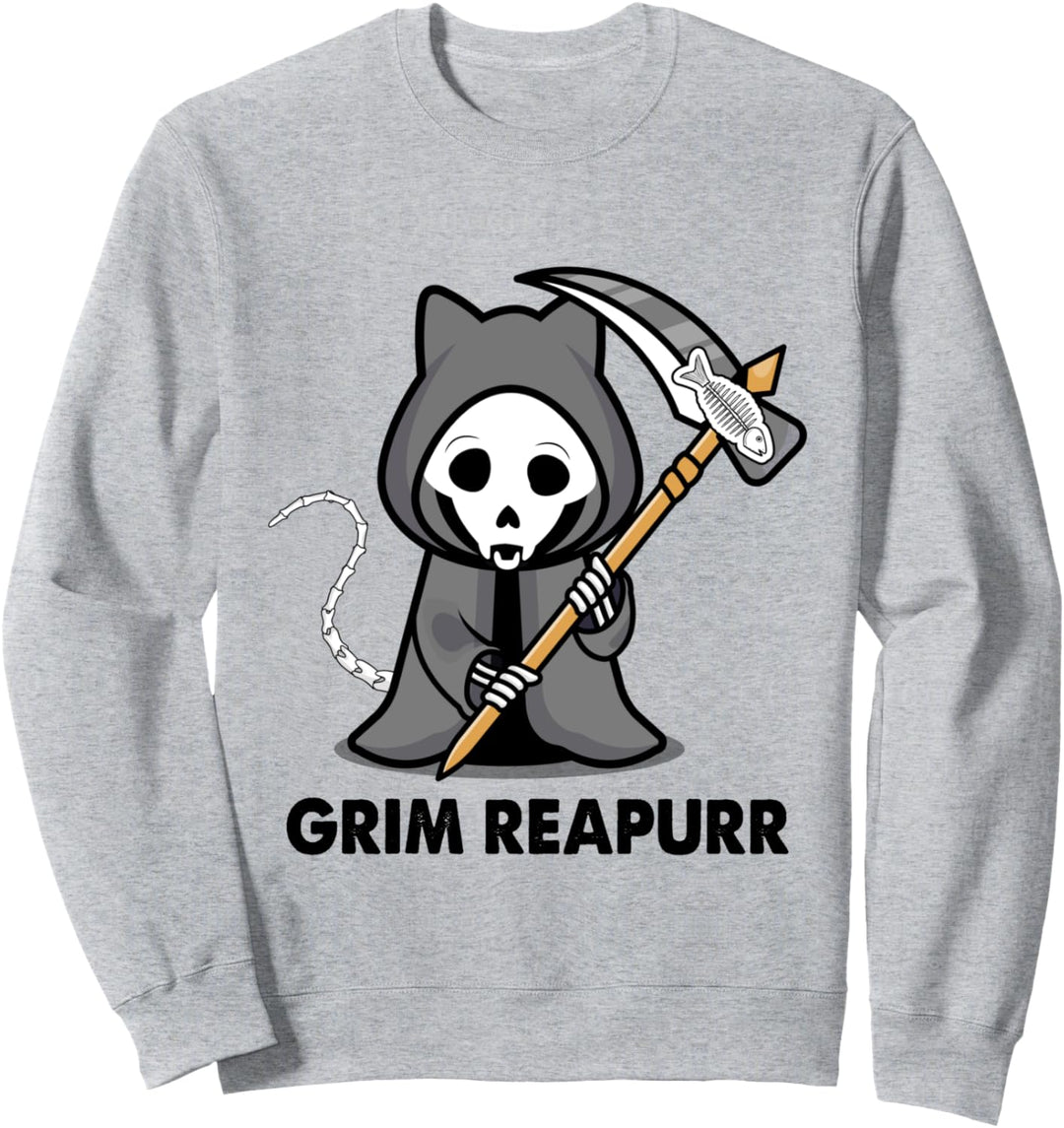 Sensenmann Kostüm Katze Grim Reapurr Sweatshirt