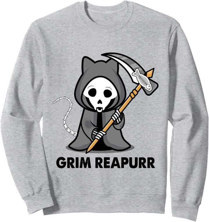 Sensenmann Kostüm Katze Grim Reapurr Sweatshirt