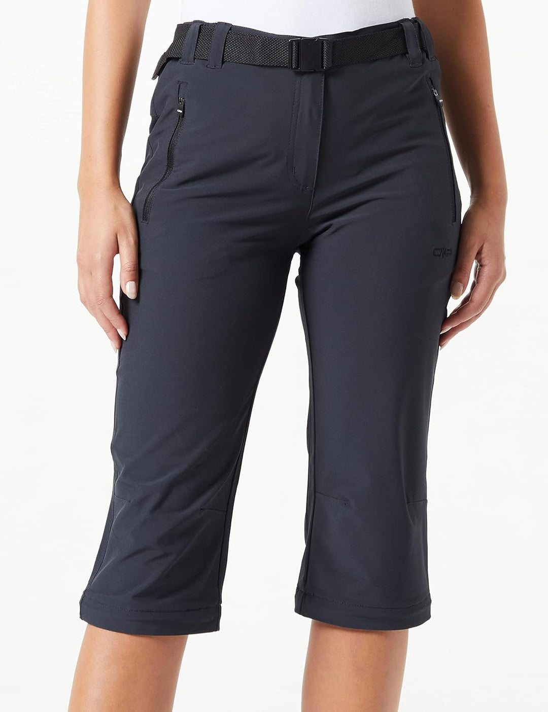 CMP Damen Stretch Zip Off Trousers Hose, Anthrazit