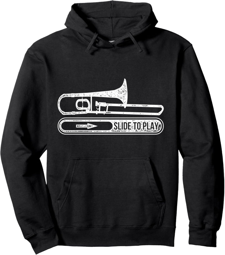 Marschkapelle Musik Posaunist Geschenk Lustiges Posaune Pullover Hoodie