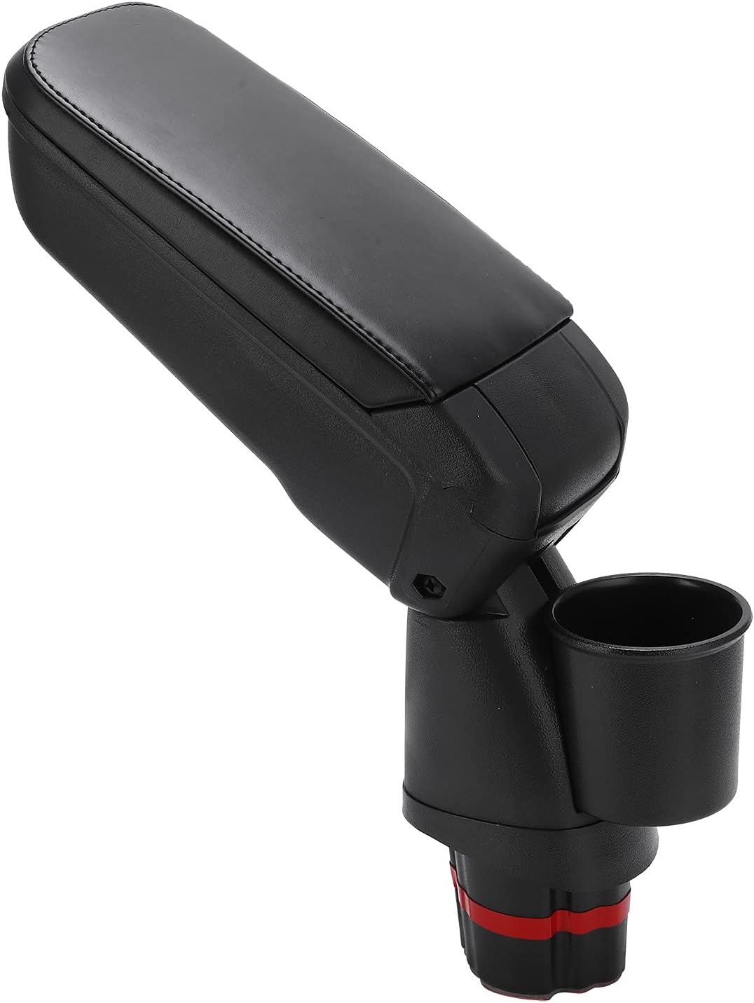 Mittelarmlehne Box, mit Ersatz ABS Kunstleder Getränkehalter für Smart Fortwo Forfour 453