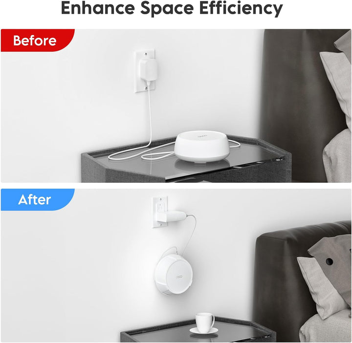 Wandhalterung für TP-Link Deco BE23/BE25/BE3600/BE5000 WiFi 7 Mesh Wi-Fi System – platzsparende Halt