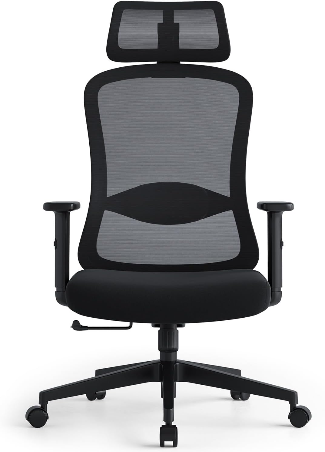 Bürostuhl Ergonomisch Schreibtischstuhl, Drehstuhl mit Schaumstoff-Lendenkissen, Bürostühle mit Vers