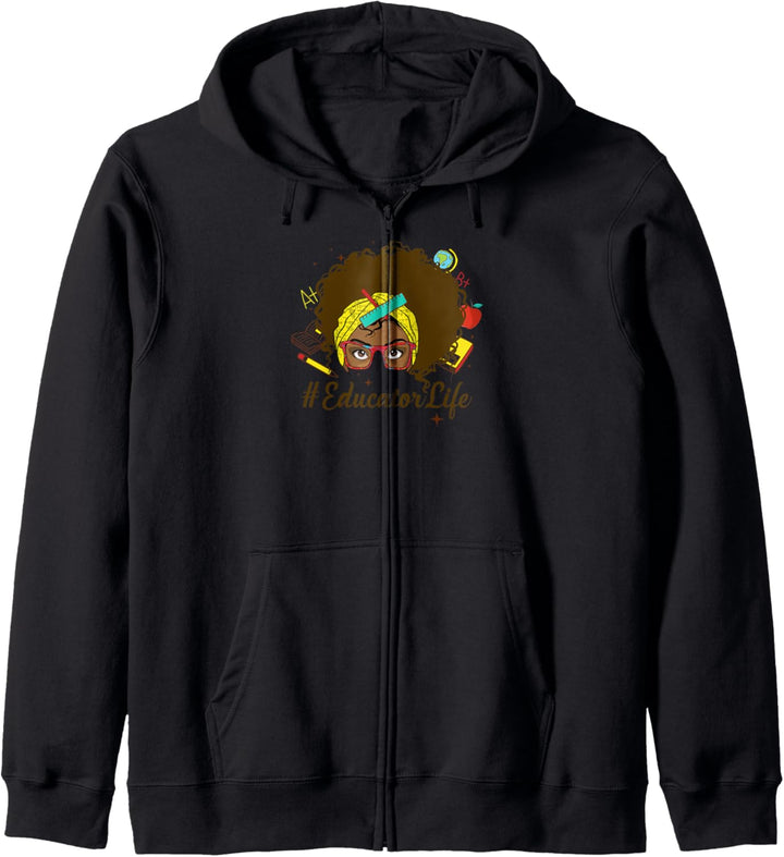 Educator life Spruch Sportlehrer Gymnasium Lehrerin Kapuzenjacke