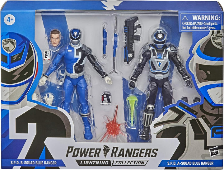 Power Rangers Lightning Collection Spezieller S.P.D. A-Squad Vs. B-Squad Blauer Ranger 2er-Pack 15 c