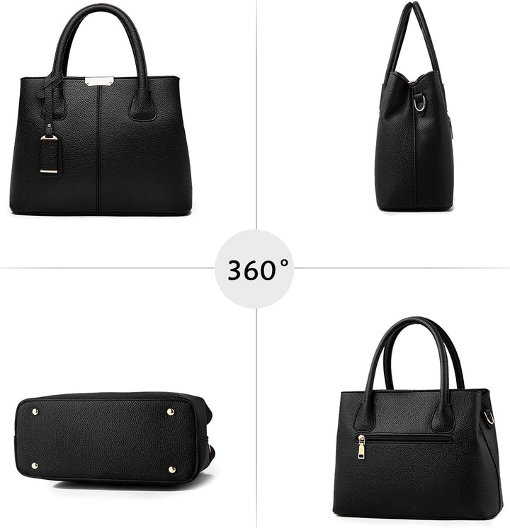 DIRRONA Elegant Damen Handtasche Schultertasche Gross Kapazität Umhängetasche Beiläufig Reise Tasche
