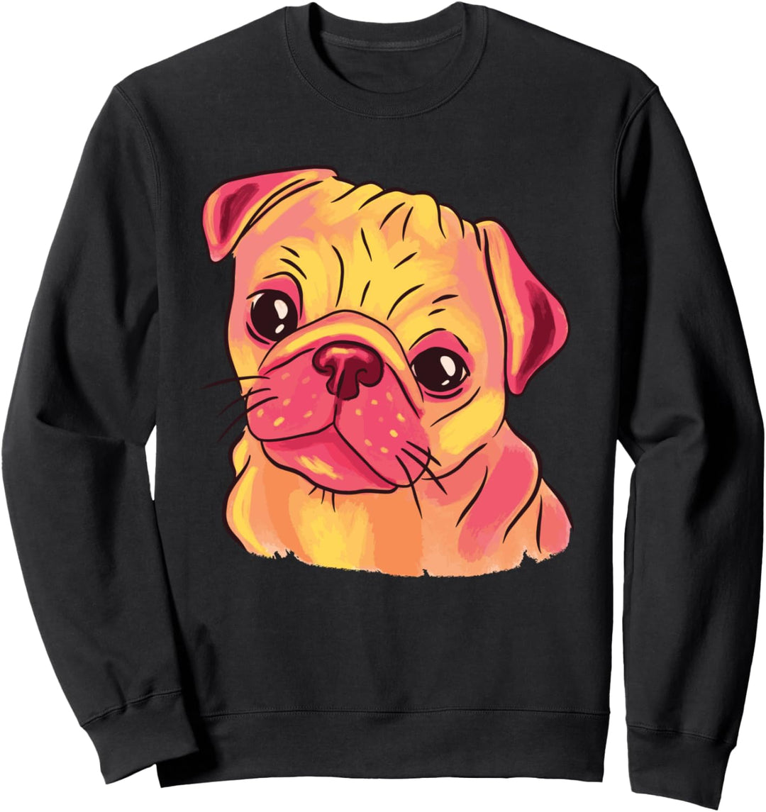 Mops Hund Pug Mom Dog Dad Pug Lover Gift Sweatshirt