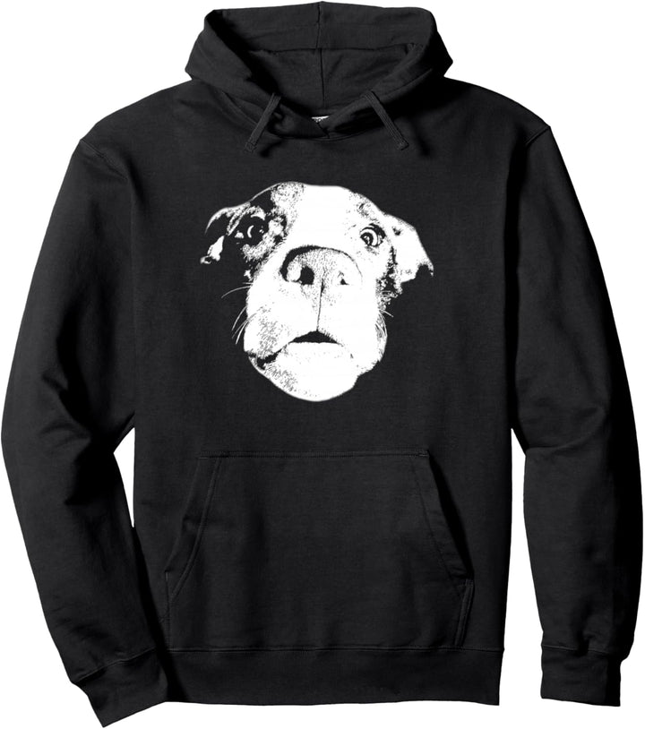 Lustiger Pitbull Bully Amstaff Gesicht Pitbulls Pitbull Hund Pullover Hoodie