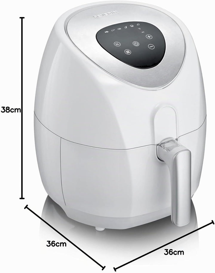 SEVERIN FR 2440 Heissluftfritteuse 1500W 6 Automatikprogramme LCD Touch-Display