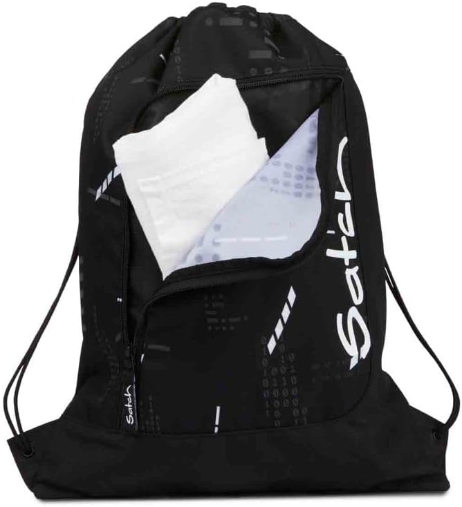 Satch Match Plus Schulrucksack Set 3tlg. inkl. Schlamperbox und Sportbeutel (Ninja Matrix), Ninja Ma