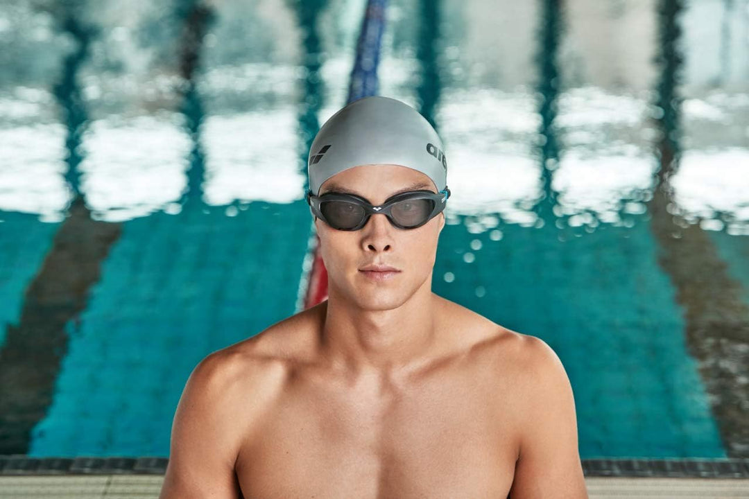ARENA Unisex Cobra Tri Swipe Mr Schwimmbrille (1er Pack) Silver-Army Einheitsgrösse Bundle mit Unise