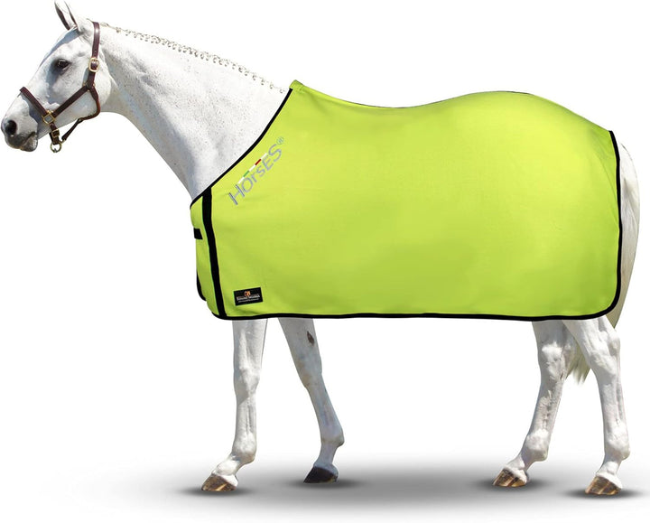 Horses, Fleece Pferdedecke, Basismodell, weich und bequem, ideal für Transport und Feierabend, Gröss