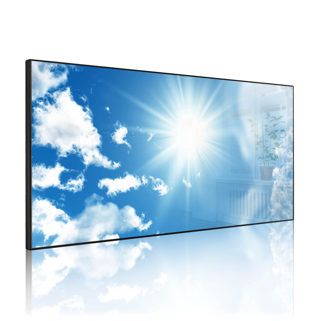 banjado Magnettafel schwarz 78 x 37cm / Magnetwand Metall/Magnetpinnwand als Memoboard/Pinnwand Magn