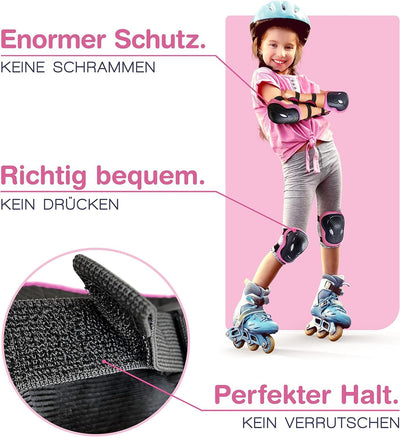 Liebkern Knieschoner Kinder - Ab 2 Jahre - Sicherheitsgeprüft und Komfortabel - Robuste Inliner Scho