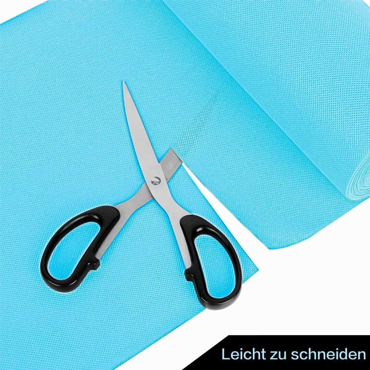 Tischdeckenrolle, 1.18 × 45M, Hellblau, Einweg Vlies Stoffähnlich Tischdecke Rolle, Meterware Tischt