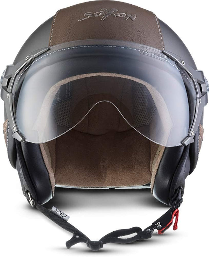 Soxon® SP-325 Urban „Titan“ · Jet-Helm · Motorrad-Helm Roller-Helm Scooter-Helm Moped Mofa-Helm Chop