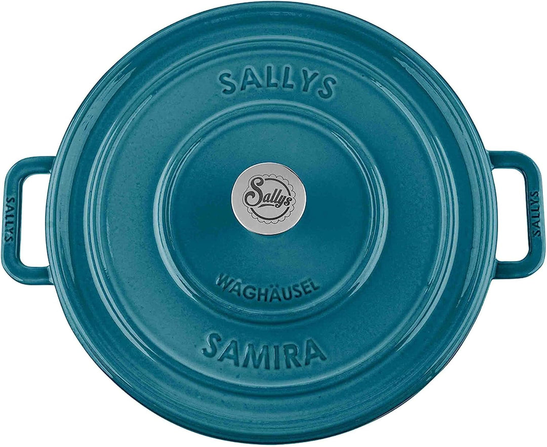 Sallys 'Samira' Deluxe Gusseisentopf - Robustes und Hochwertiges Kochjuwel für Perfektes Garen - für