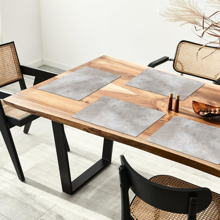 KitchenYeah© Platzsets Abwaschbar 6-Teilig 45x30 cm Tischsets Platzdeckchen Platzset Unterlage Tisch