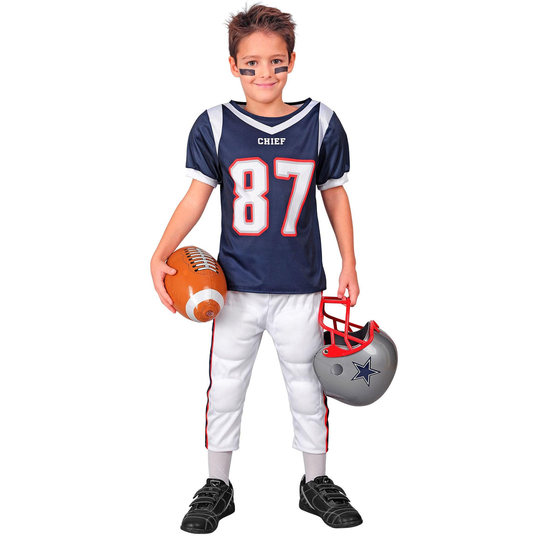 W WIDMANN MILANO Party Fashion - Kinderkostüm American Football Player, Sportler, High School, Motto