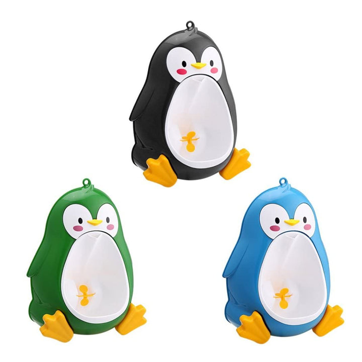 Stehendes Urinal, Baby-Toiletten-Töpfchen für Jungen, Cartoon-Pinguin, Kleinkind-Steh-Töpfchen-Toile