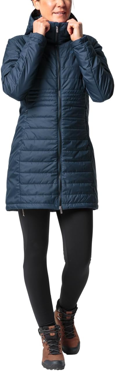 VAUDE Damen Women's Moena Insulation Parka Jacke 36 dark sea uni, 36 dark sea uni