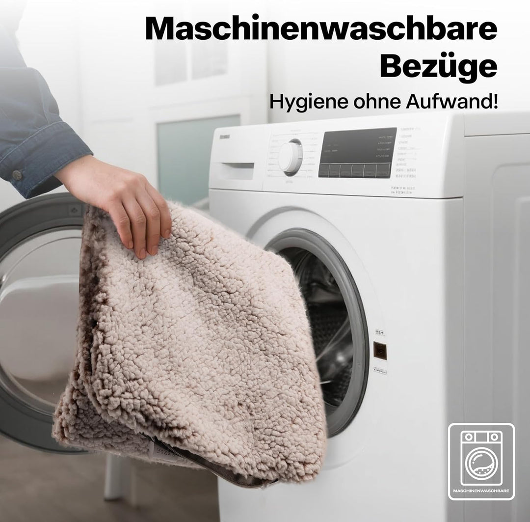 Pet Prime Katzen Fensterliege – Katzenbett Flauschig Fensterbank Liegeplatz mit Rutschfester Unterse