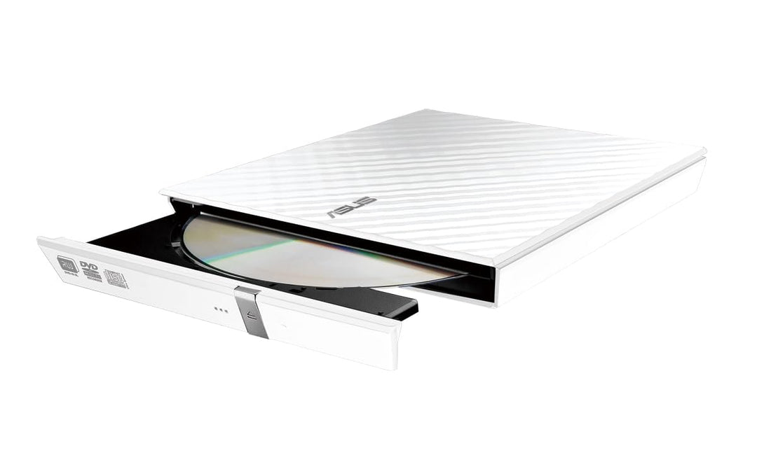 ASUS SDRW-08D2S-U Lite externer Slim DVD Brenner (8x DVD±R, 6x DVD±R DL, 5x DVD-RAM, USB 2.0) inkl.