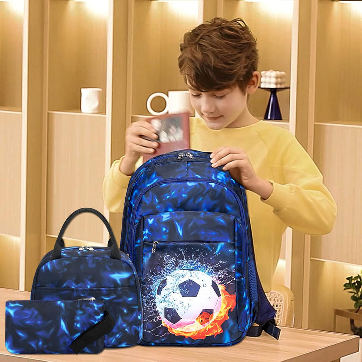 LEDAOU Schulrucksack Junge Teenager Kinder Juvenile Mädchen Daypack Mädchen Freizeitrucksack Backpac