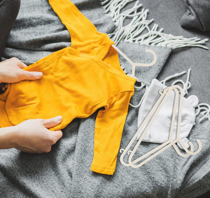ilauke Babykleiderbügel Set, 40 Stück Kinderkleiderbügel Kleiderbügel Kleiderbügel für Babys und Kle