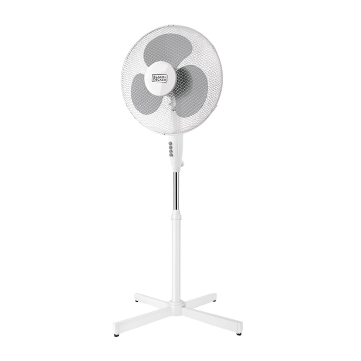 Black+Decker BXEFP40E Standventilator BXPF40E, 40, Kunststoff Weiss [Energieklasse A]
