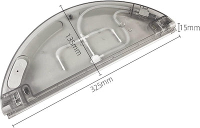 Roboter-Staubsauger-Wassertank mit 1 Stück Wischtuch, Ersatz für Dreame L10pro/D9 Roboter-Staubsauge