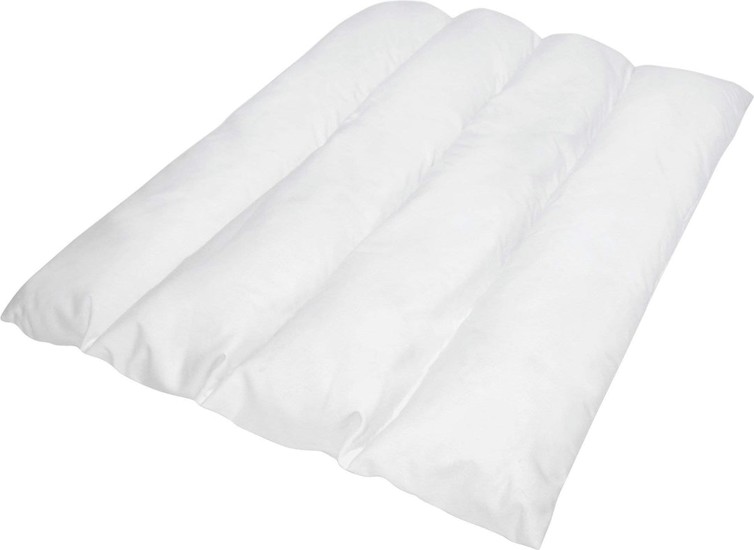 Theraline Gekammertes Beinkissen Mikroperlen 75 x 75 cm weiss 75x75 cm Weiss, 75x75 cm Weiss