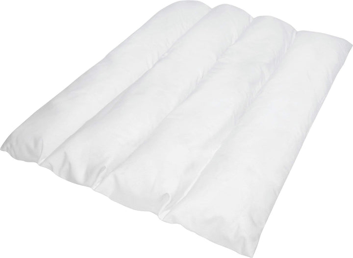 Theraline Gekammertes Beinkissen Mikroperlen 75 x 75 cm weiss 75x75 cm Weiss, 75x75 cm Weiss