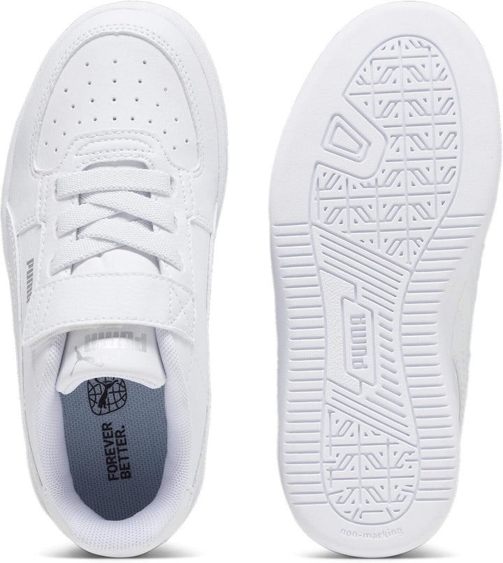PUMA Unisex Kinder Caven 2.0 Ac+ Ps Sneaker, 28 EU White Silver Black