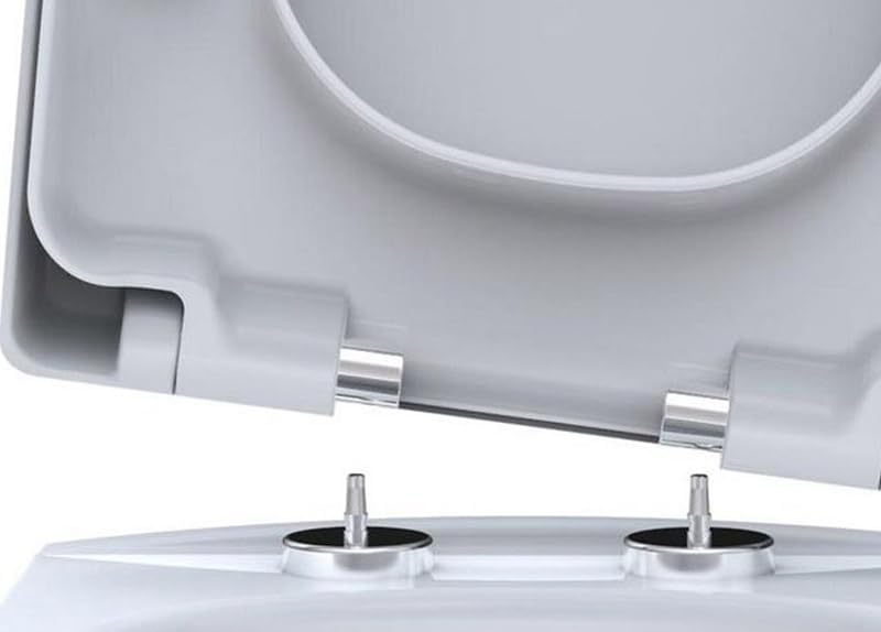 WC-Sitz mit Deckel FÜR Geberit & Keramag Renova Nr.1 Plan Weiss | Absenkautomatik (Soft-Close), Abne