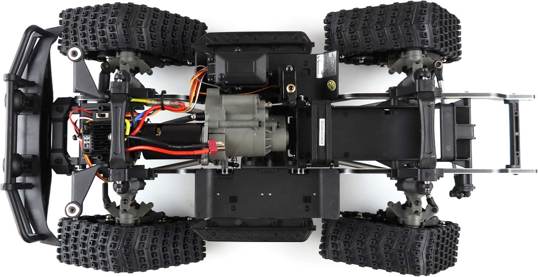 Amewi RC Scale Crawler AMXRock RCX10BTS Pick-Up 1:10, RTR Militär grün