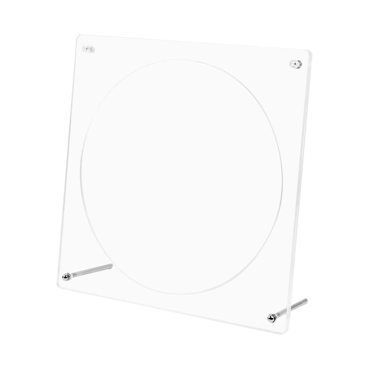 Musiin Acryl-Albumrahmen für den Schreibtisch ohne Bohren – Transparenter Ständer für 17 cm Vinylpla