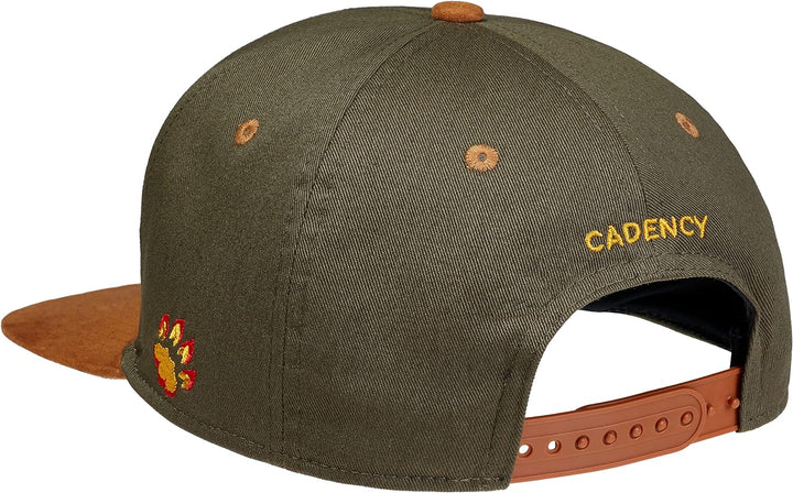 Cadency® Snapback Cap Asian Tiger, Unisex, Olive, Grössenverstellbar