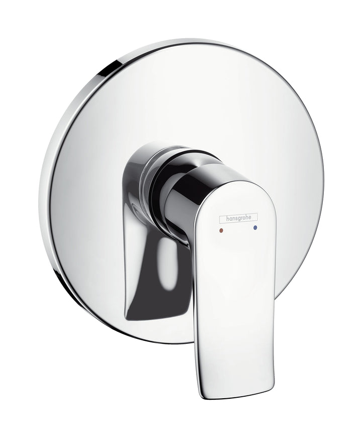hansgrohe Metris Unterputz Duscharmatur, für 1 Funktion, Chrom rund Dusche, rund Dusche