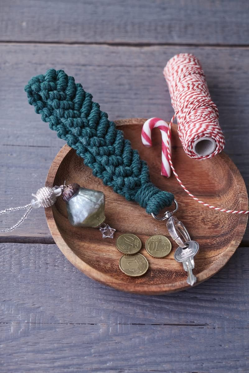 Adventskalender Merry Makramee: Material für 24 Makramee-Projekte. Mit