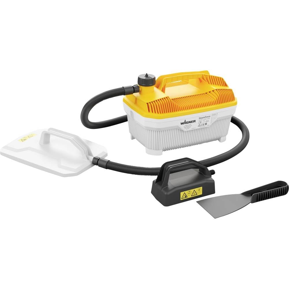 WAGNER Dampftapetenablöser SteamForce Plus, Behälter 4 l, Dampfzeit max. 70 min, 3,7 m Schlauch, zus