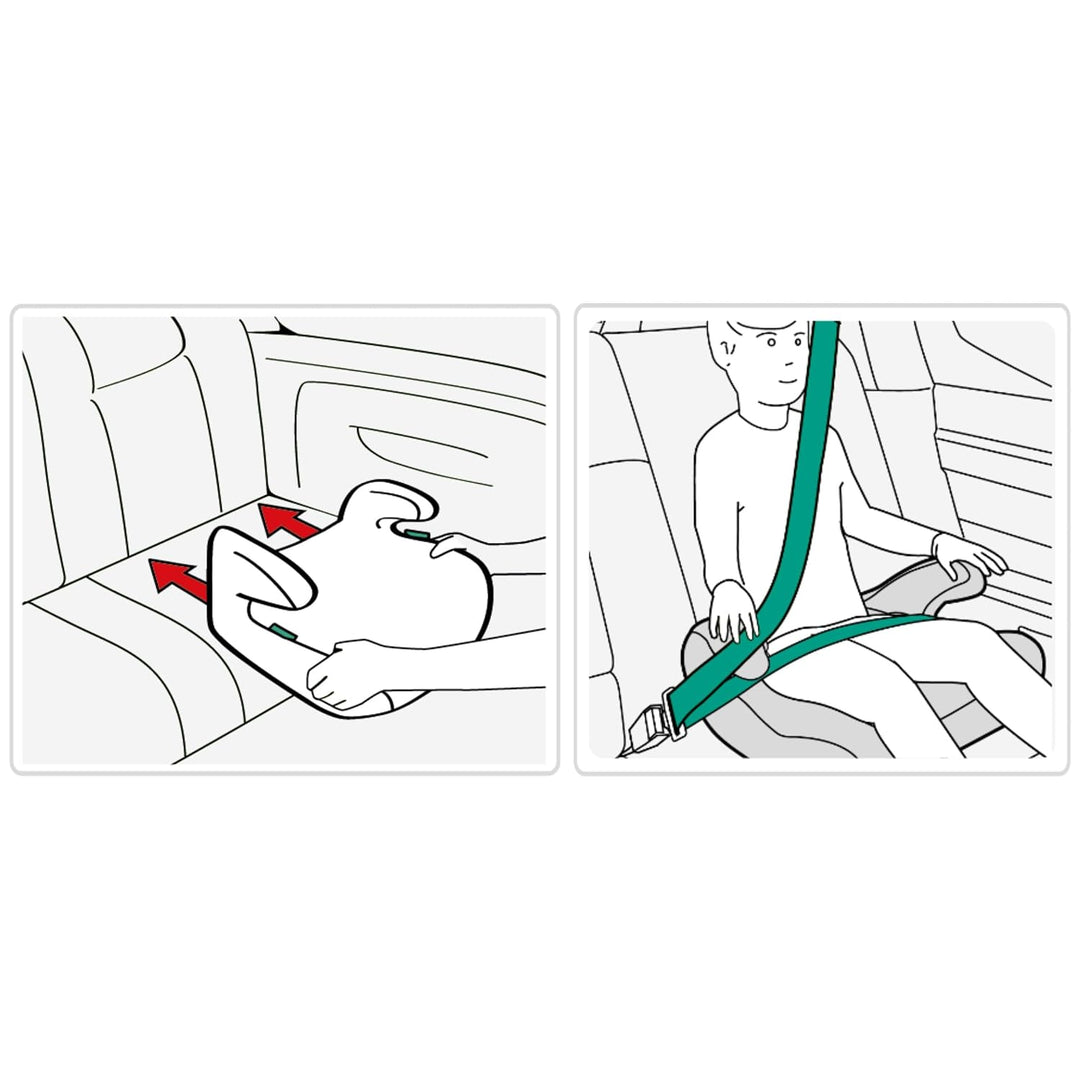Autositz mit Sicherheitsgurt, Sitzverkleinerung, Sitzerhöhung für Jungen, 22–36 kg 125–150 cm (Paw P