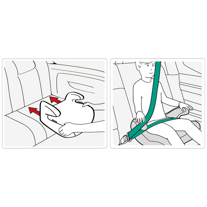 Autositz mit Sicherheitsgurt, Sitzverkleinerung, Sitzerhöhung für Jungen, 22–36 kg 125–150 cm (Paw P