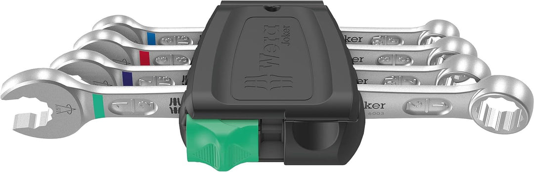 Wera - 05020229001 - Ringmaulschlüssel Satz, 6003 Joker 4 Imperial Set 1, 4-teilig, Imperial