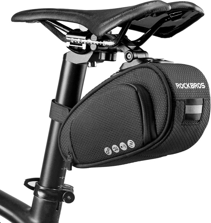 ROCKBROS Satteltasche für Fahrrad Praktisch Fahrradtasche mit Schnellverschluss Tasche für MTB Rennr