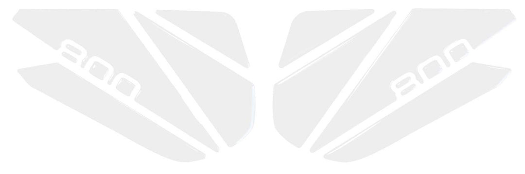 BIKE-label Seitentank Pad Transparent kompatibel für Kawasaki Z800-800161