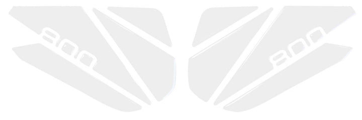 BIKE-label Seitentank Pad Transparent kompatibel für Kawasaki Z800-800161