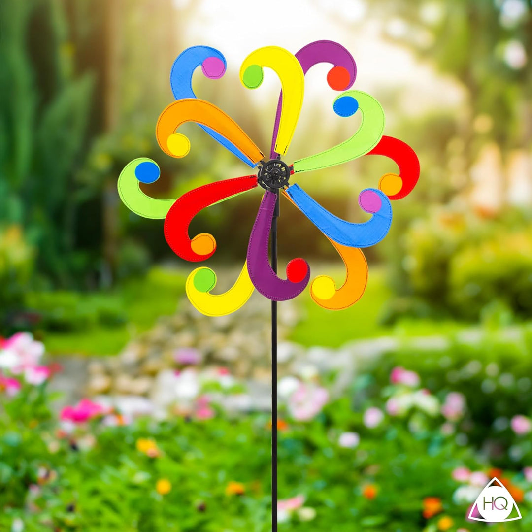 HQ Design Windspiration - Windmill, UV-beständige und wetterfeste Windspiel Deko für Garten, Terrass