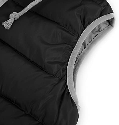 YOUTHUP West Damen Steppweste mit Kapuze Leicht Winterweste Freizeit Outdoor Ärmellos Jacke Gilet Bo